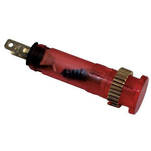 Dayton Flush Indicator Light,8mm,240V,Red 22NY81