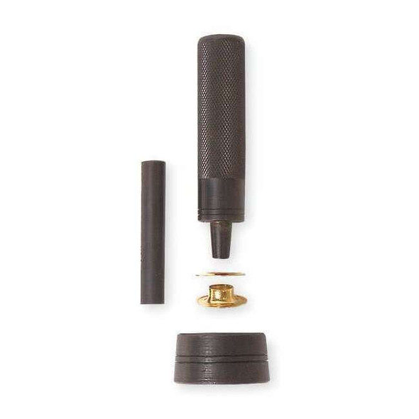 Westward Grommet Kit, Brass, Round, 1/2 in 3AB83