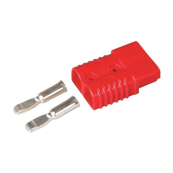 Westward Medium Duty Plug,Brass/Silver, 1/0 Gauge 23PC34