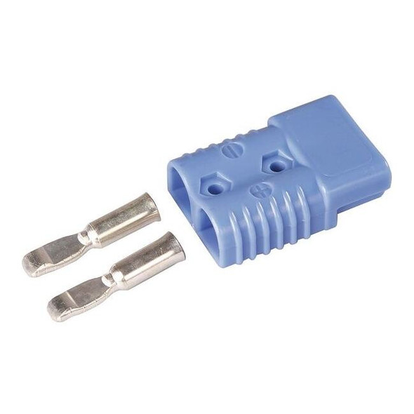 Westward Medium Duty Plug,Brass/Silver, 2 Gauge 23PC37