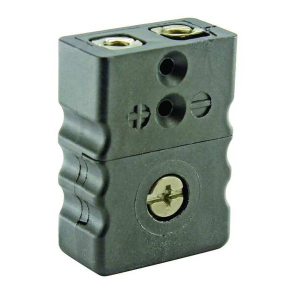 Dayton Thermocouple Jack,J,Standard,Black,2 Pin 36GL03