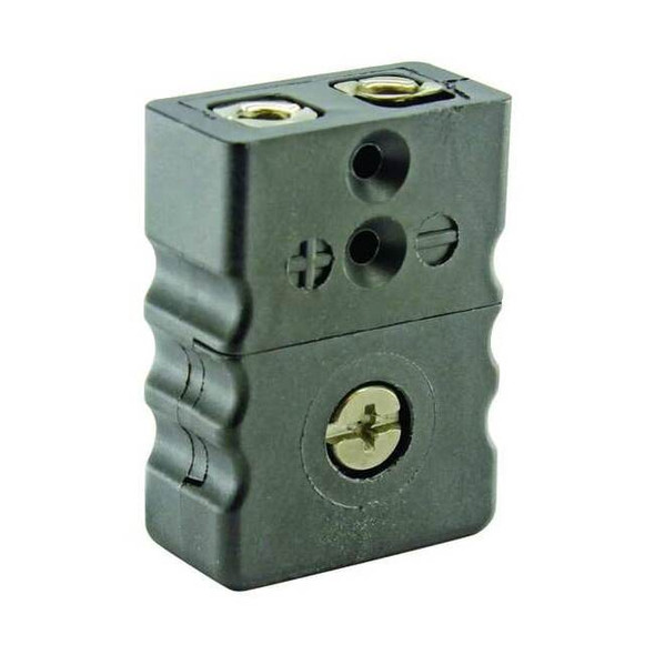 Dayton Thermocouple Jack,J,Standard,Black,2 Pin 36GL03