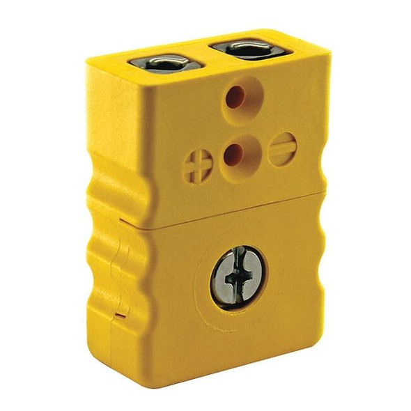 Dayton Thermocouple Jack, K, Standard, Yellow, 2Pin 36GL04