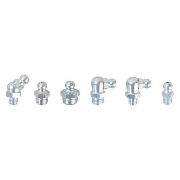 Westward Grease Fitting Kit,No. Pieces 9,PK9 52NZ39