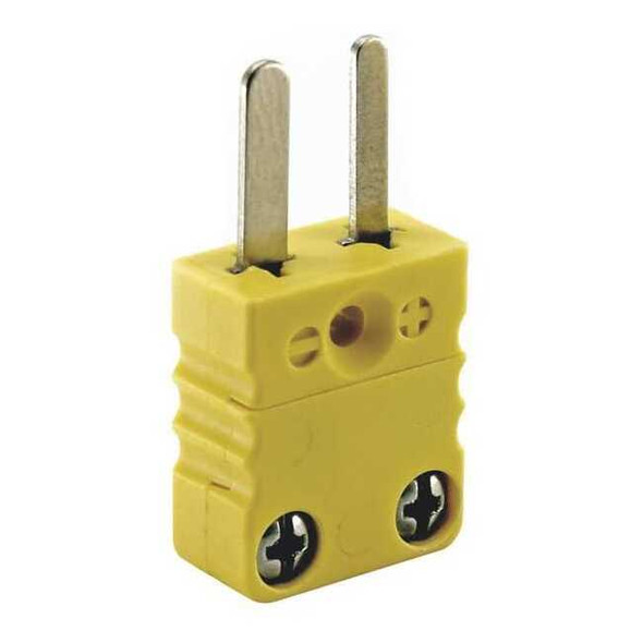Dayton Thermocouple Plug, Yellow, Type K, Jack 36GK85