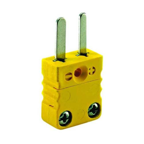 Dayton Thermocouple Plug, Yellow, Type K, Jack 36GK84