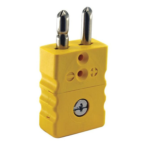 Dayton Thermocouple Plug, Yellow, Type K, Jack 36GL02