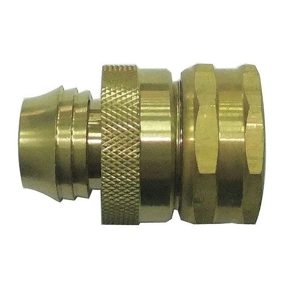 Westward Hose Connector, Female, Brass, 100 psi 20KP41
