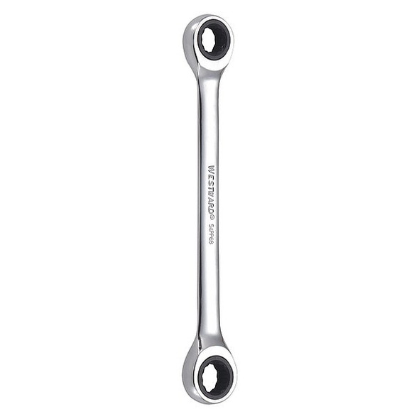 Westward Ratcheting Box End Wrench,5-7/8" L 54PP68