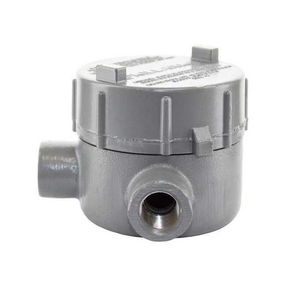 Hubbell Killark Conduit Outlet Body,Alum,Trd Sz 3/4in GECLT-2
