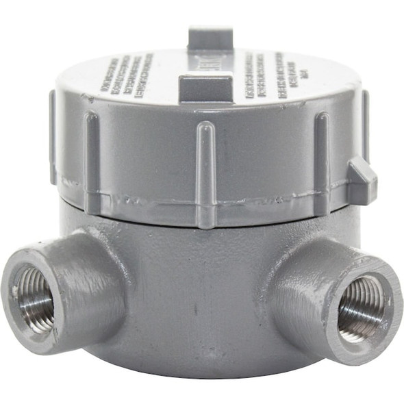 Hubbell Killark Conduit Outlet Body,Alum,Trd Sz 3/4in GECLT-2
