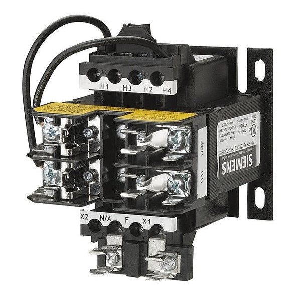 Siemens Control Transformer, 100 VA, 120V AC, 240/480V AC MT0100A