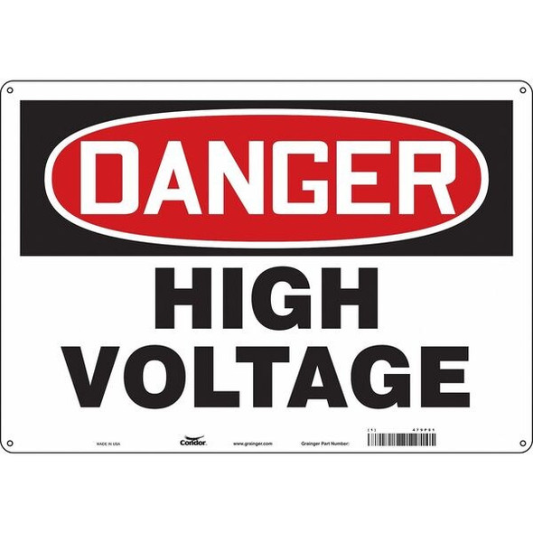 Condor Safety Sign,20" Wx14" H,0.032" Thickness, 479P51 479P51