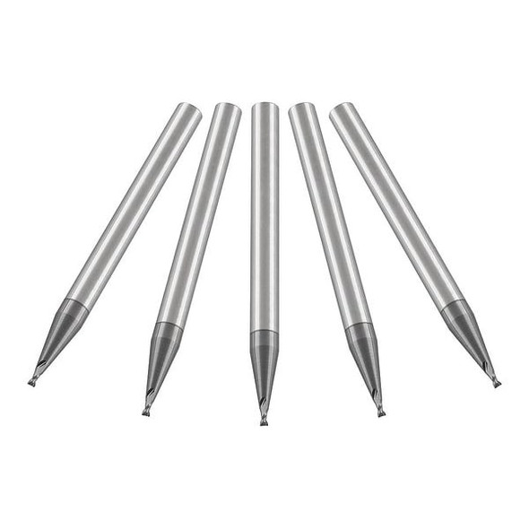 Micro 100 Carbide End Mill, 0.025, Cut 0.037, 2 FLT SME-025-2X