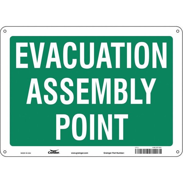 Condor Safety Sign,10 in x 14 in,Fiberglass 485F65 Condor Safety Sign,10 in x 14 in,Fiberglass 485F65