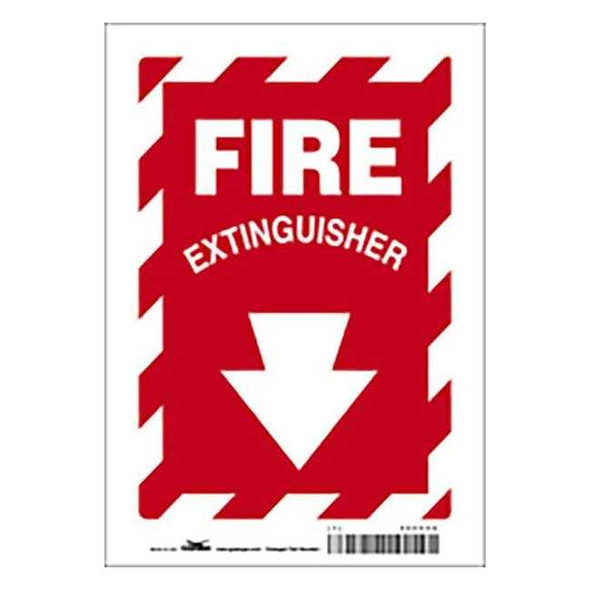 Condor Safety Sign,7" W,10" H,0.055" Thickness 469V90