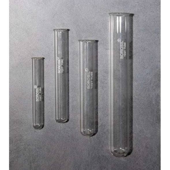 Manufacturer Varies Glass Test Tube with Rim,15x125mm,Pk72 TT9800-D
