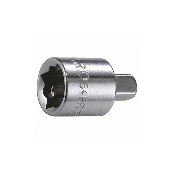 Westward Socket Adapter, SAE, 1 pcs, Chrome 54PR17