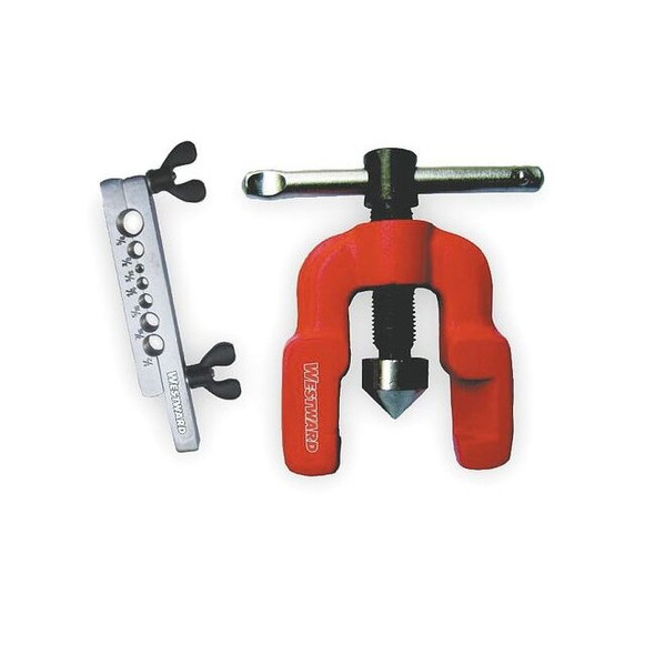 Westward Flaring Tool,Single,3/16-5/8,Chrome 3CYV1