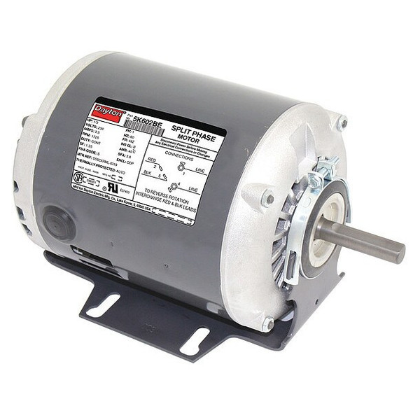Dayton GP Mtr,Split Ph,ODP,1/3 HP,1725 rpm,48 5K602