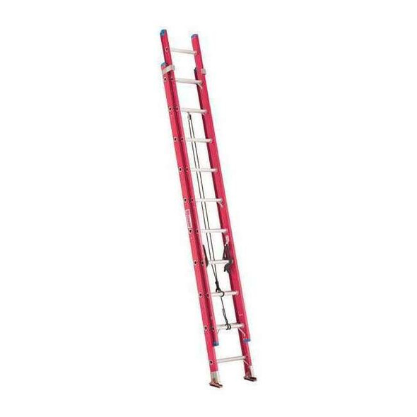 Westward 20 ft Fiberglass Extension Ladder, 300 lb Load Capacity 44YY15
