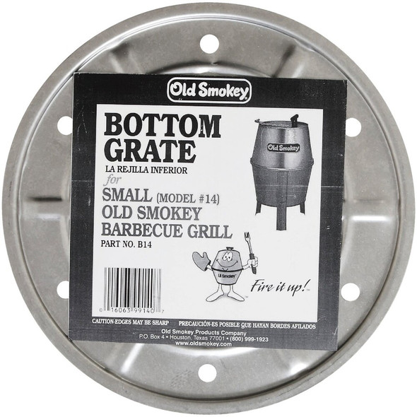 Old Smokey 11.5 In. Dia. Aluminized Steel Bottom Grill Grate 14BG 800530