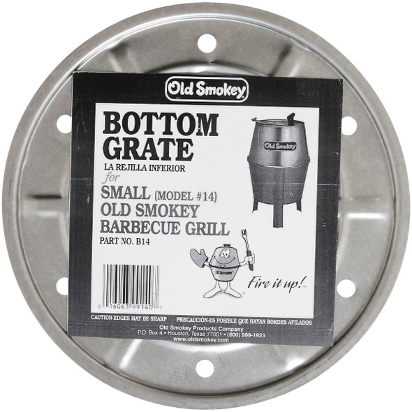 Old Smokey 11.5 In. Dia. Aluminized Steel Bottom Grill Grate Old Smokey 11.5 In. Dia. Aluminized Steel Bottom Grill Grate