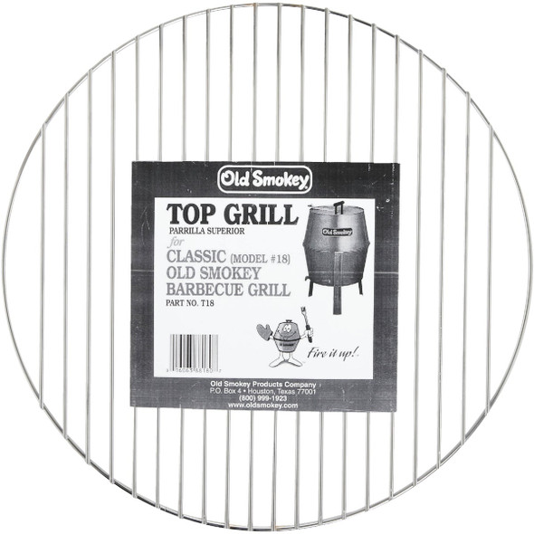 Old Smokey 17 In. Aluminized Steel Top Grill Grate 18TG 800531