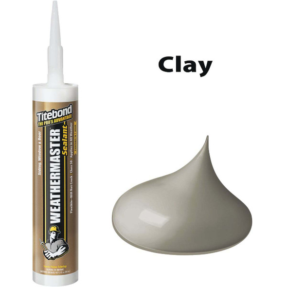 Titebond WeatherMaster 10 Oz. Polymer Sealant, 44771 Clay 44771