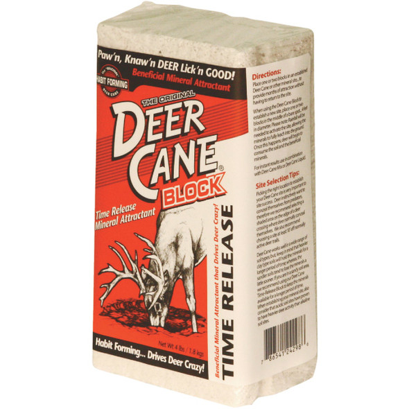 Deer Cane 4 Lb. Time-Release Block Deer Mineral Attractant 24298