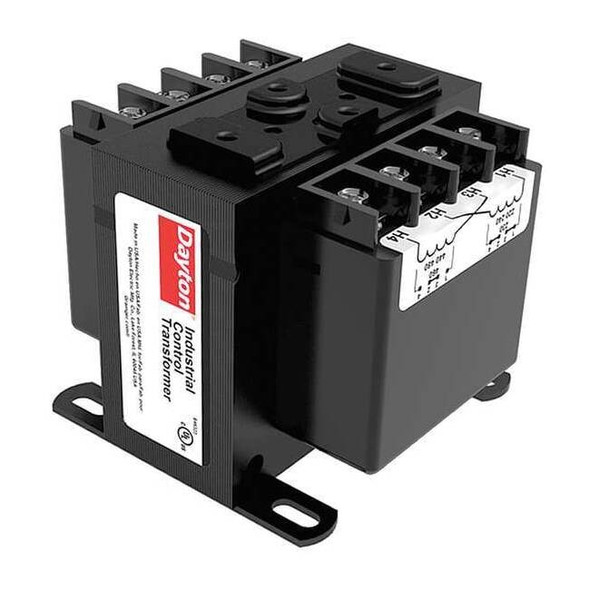 Dayton Control Transformer, 200 VA, 12/24V AC, 120V AC 31EH97