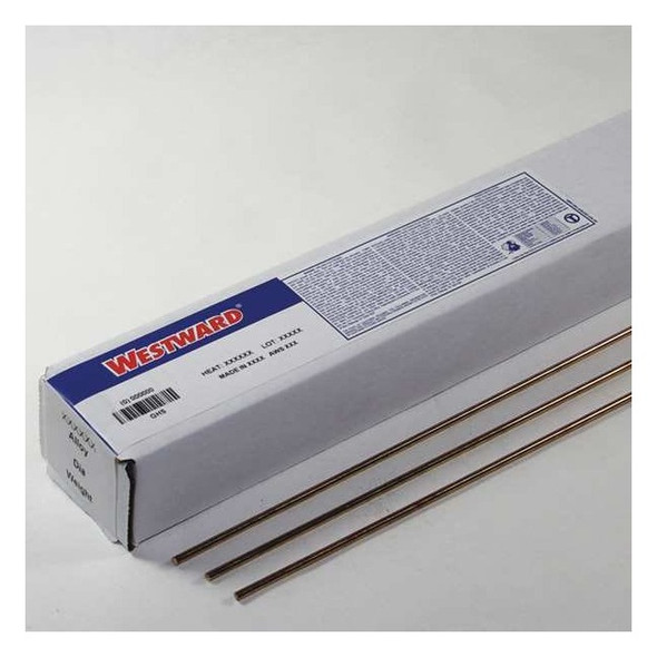 Westward 36'' Welding Rod 3/32" Dia., AWS ERCuSi-A, 10 lb. 41R240