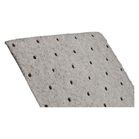 Sorbent Roll, 24 gal, 15 in x 150 ft, Universal, Gray, Polypropylene