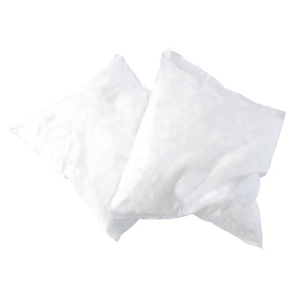 Condor Sorbent Pillow, 28 gal, 18 in x 18 in, Oil, White, 16 PK 436M86