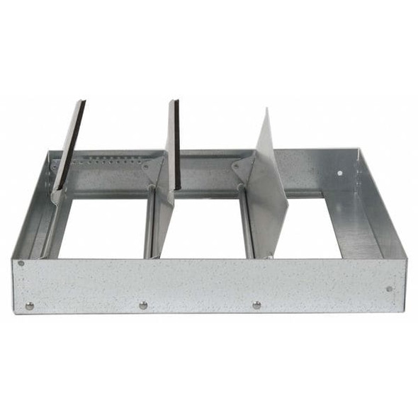 Dayton Damper,Vert/Horiz Mtg,11 3/4 Sq 2FTX4
