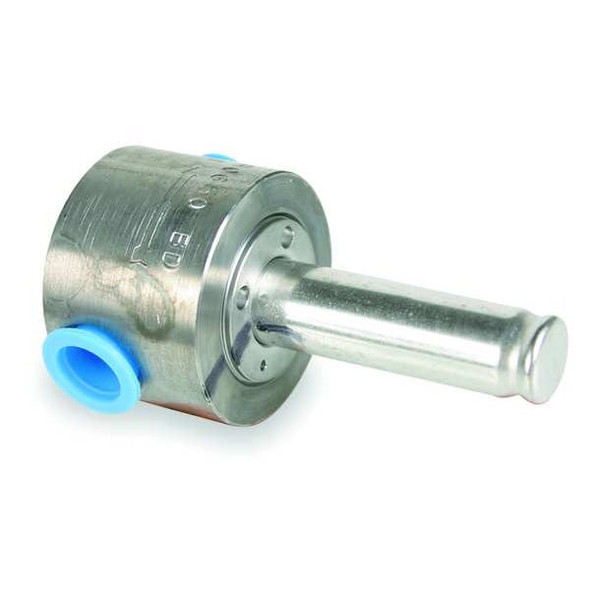 Stainless Steel Solenoid Valve Less Coil, Normally Closed, 1/4 in Pipe Size