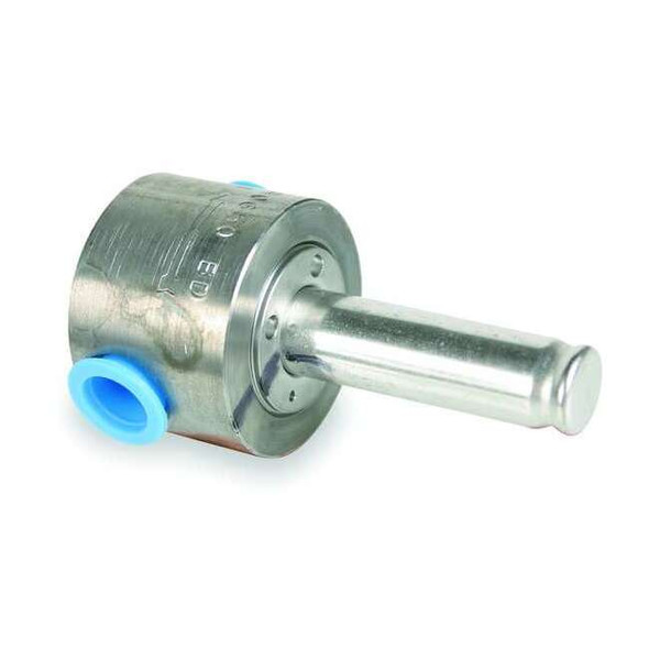 Stainless Steel Solenoid Valve Less Coil, Normally Closed, 1/4 in Pipe Size