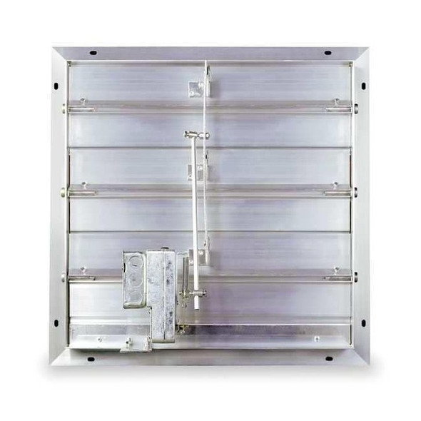 Dayton Mtrzd Damper,For Fan Dia. 20",100-240V 4C561