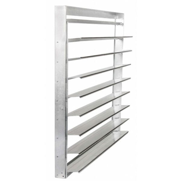 Dayton Backdraft Damper, Horizontal, 47-3-4Sq 3HHN3