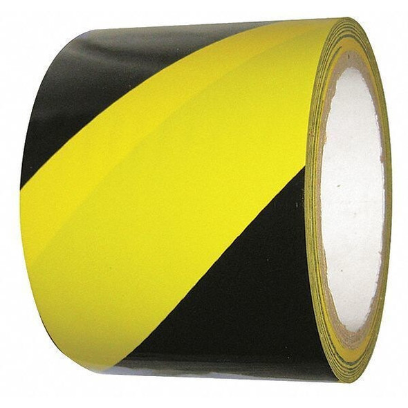 Condor Floor Tape,Black/Yellow,3 inx54 ft,Roll 55303