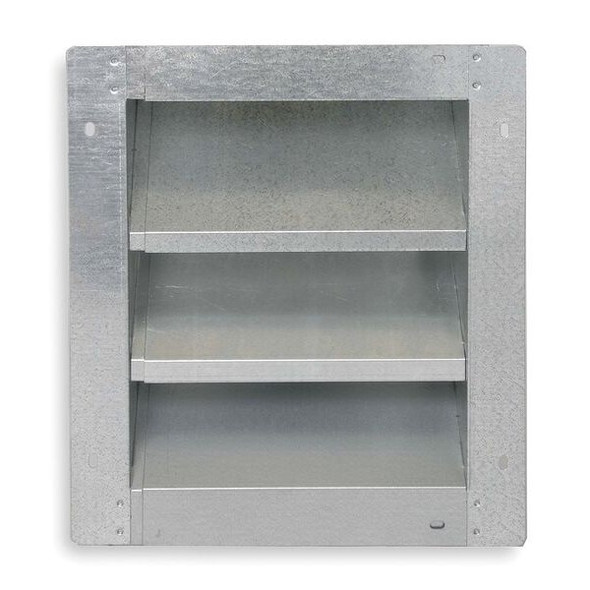 Dayton Louver,Adj w/ 40 to 52 In,Galv Steel 2FTY1 Dayton Louver,Adj w/ 40 to 52 In,Galv Steel 2FTY1