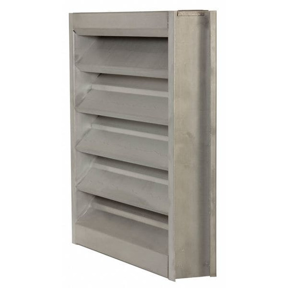 Dayton Louver,Wall Opening 24x24In,Galvannealed 4FZG4