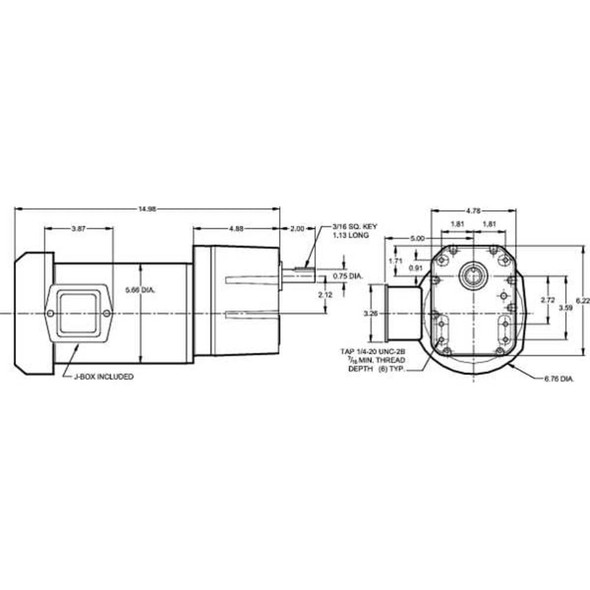 Dayton Universal AC-DC Carbon Brush,PK6 1YNR3