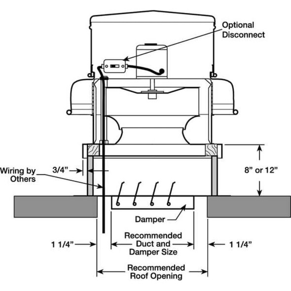 Dayton Exhaust Vent,12 In 4YC88