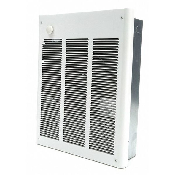 Dayton Recessed Electric Wall-Mount Heater, Recessed or Surface, 1500 W, 120V AC, White 2HAD7