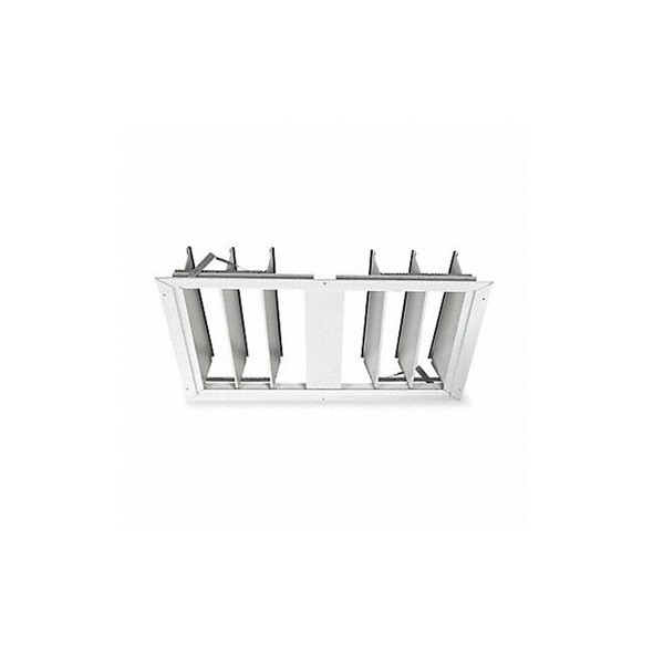 Dayton Fan Shutter,36 In,White Painted Aluminum 3C512