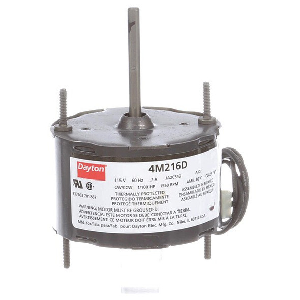Dayton Motor,1/100 HP,1550 rpm,3.3,115V 71732298M Dayton Motor,1/100 HP,1550 rpm,3.3,115V 71732298M