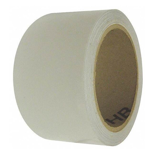 Floor Marking Tape, vinyl, No Legend, White, 2 in W., 7 mil Thickness