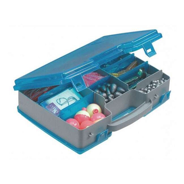 Plano Storage Box with 16 to 26 compartments, Plastic, 3" H x 8.38 in W 171502