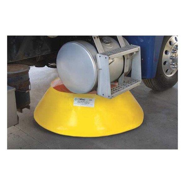Enpac Spill Control Pool, 66 gal Capacity, 14 in H, Yellow 5966-YE